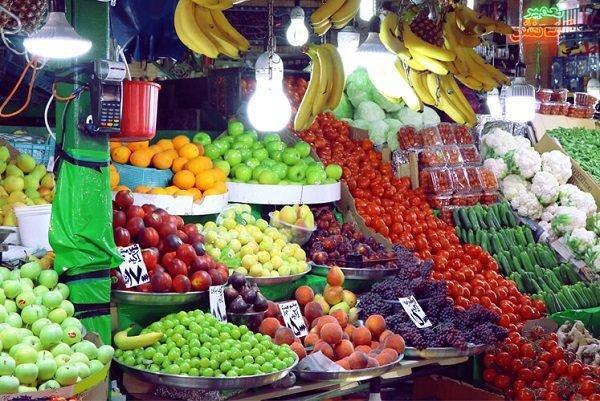ثبات قیمت میوه در بازار همدان