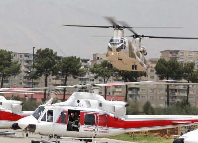 خبرنگاران بازگشت یک فروند بالگرد 412 به چرخه عملیات امداد هلال احمر