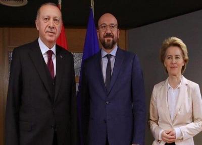 گفتگوی مجازی اردوغان با مقامات ارشد اتحادیه اروپا
