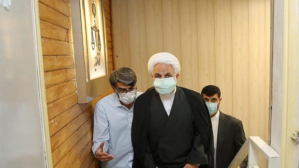 بازدید محسنی اژه ای از بند های امنیتی زندان اوین بازدید محسنی اژه ای از بند های امنیتی زندان اوین