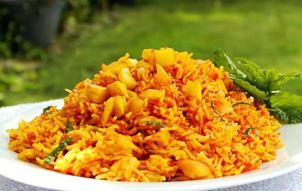 طرز تهیه استانبولی با مرغ (با سیب زمینی، قارچ و لوبیا سبز)